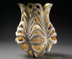 Gilded Lighthouse Vase
