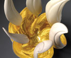 Gilded Magritte's Vessel Close up
